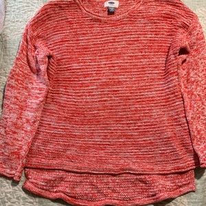 Girls XL (14) Heathered Red Sweater